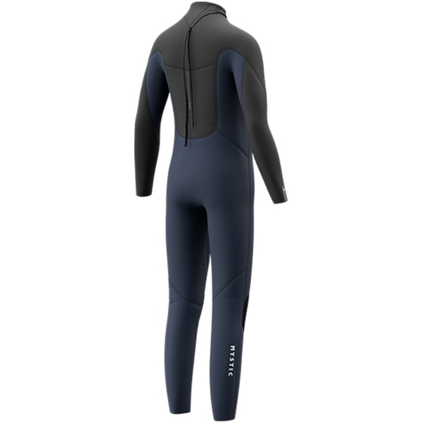 2026 Mystic Junior Star 5/4mm Rug Ritssluiting Wetsuit 35000.260040 - Black / Navy
